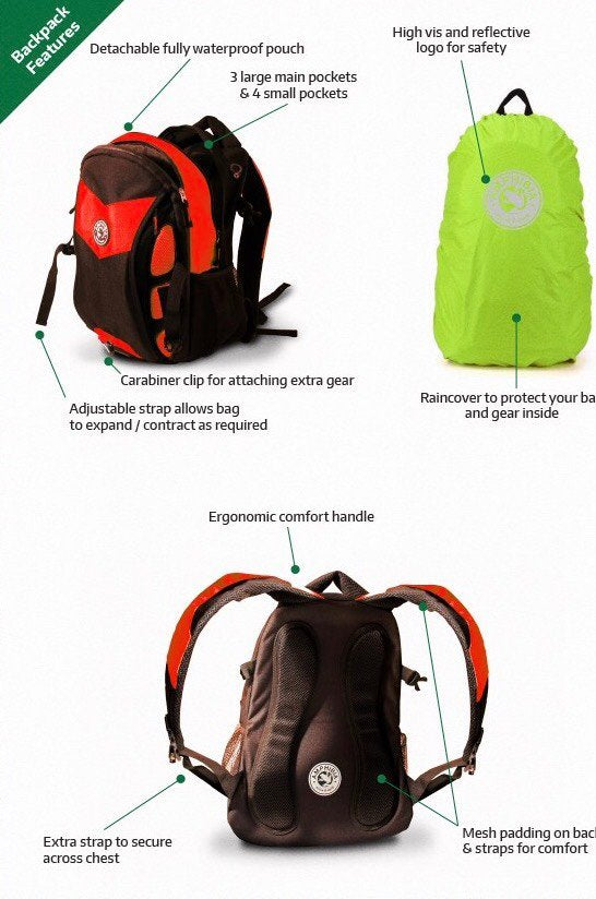 Amphibia Backpack Röd – Amphibia Sport
